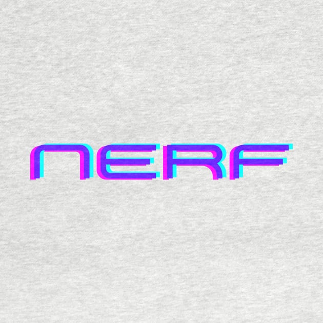 nerf, gamers t-shirt by Path